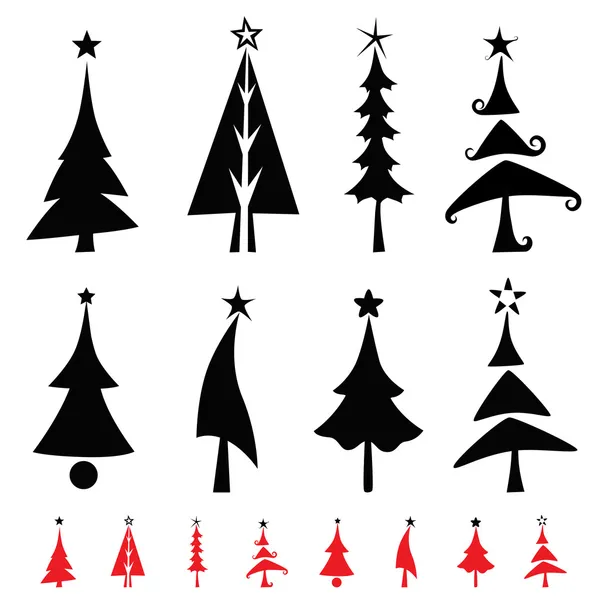 クリスマスの松の木 — ストックベクタ