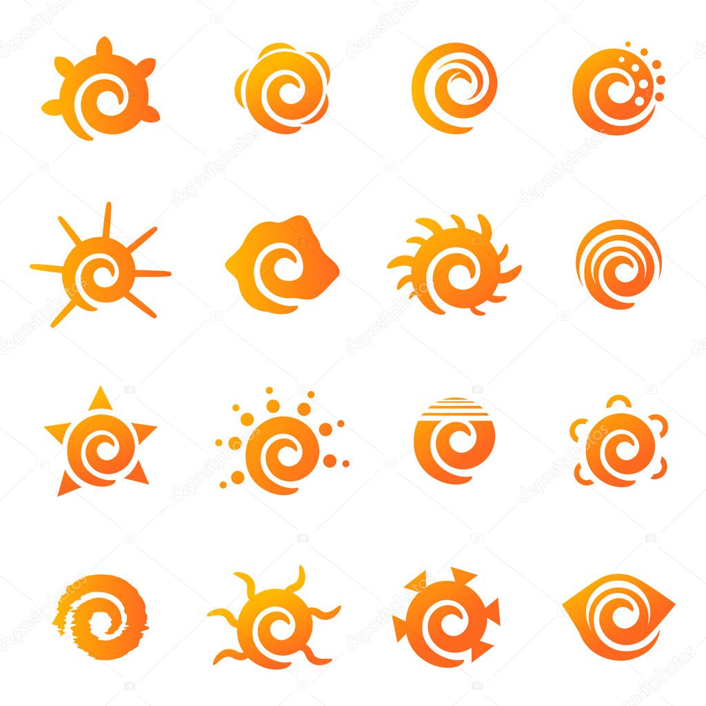 Sun icons