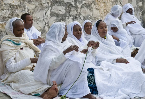 Ceremonia de fuego sagrado etíope — Foto de Stock