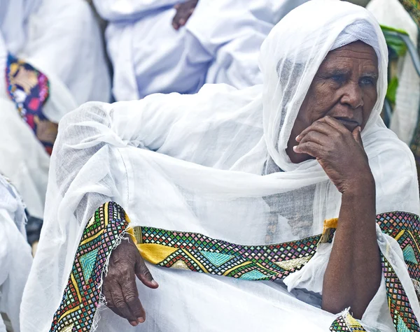 Cerimonia del fuoco santo etiope — Foto Stock