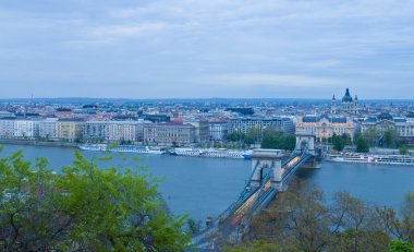 Budapeşte 'deki Zincir Köprüsü