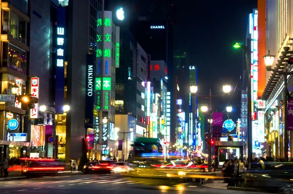 Токийская ночь — стоковое фото