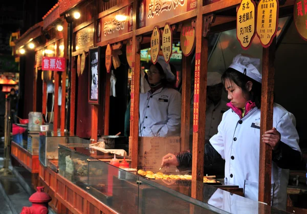 Vendedor de comida china —  Fotos de Stock