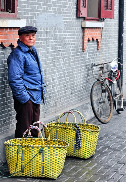 Vendedor de comida china — Foto de Stock