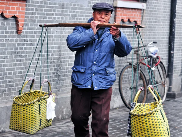 中国の食糧売り手 — ストック写真