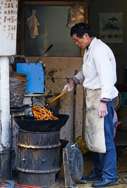 Çinli aşçı — Stok fotoğraf