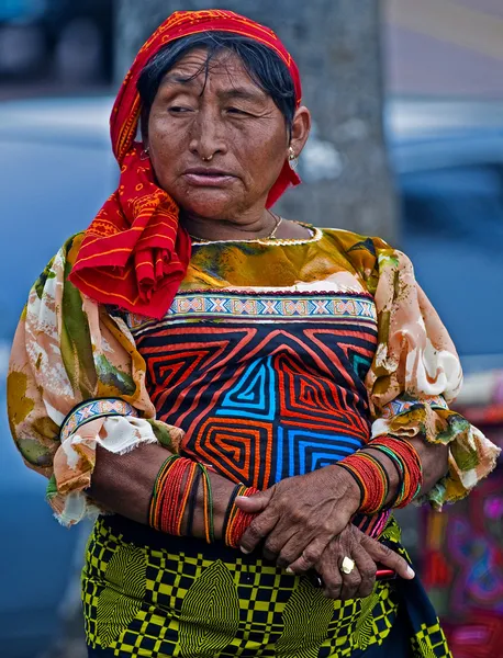 Kuna woman — Stock Photo, Image