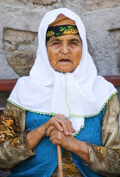 Стара жінка — стокове фото