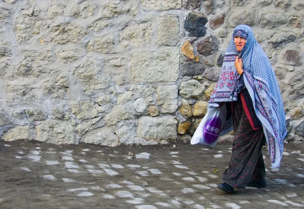 Stará turecká žena — Stock fotografie