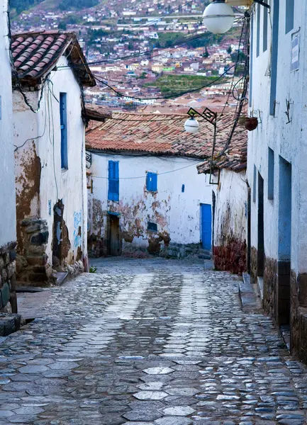 Rua em Cusco — Fotografia de Stock