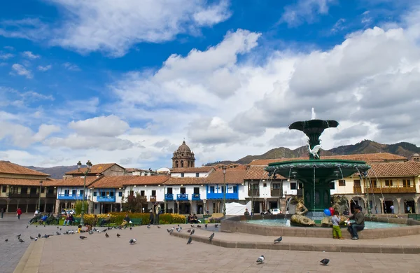 Cusco plaza de Armas — Foto de Stock