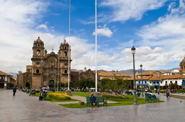 Cusco plaza de Armas — Stockfoto