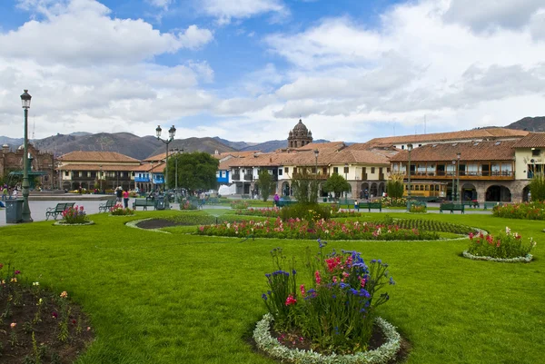 Cusco - náměstí plaza de armas — Stock fotografie