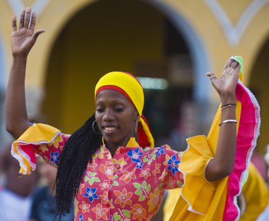 Cartagena de Indias celebration clipart