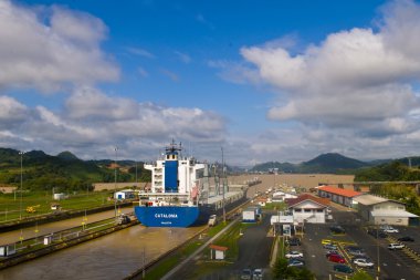 Panama canal clipart