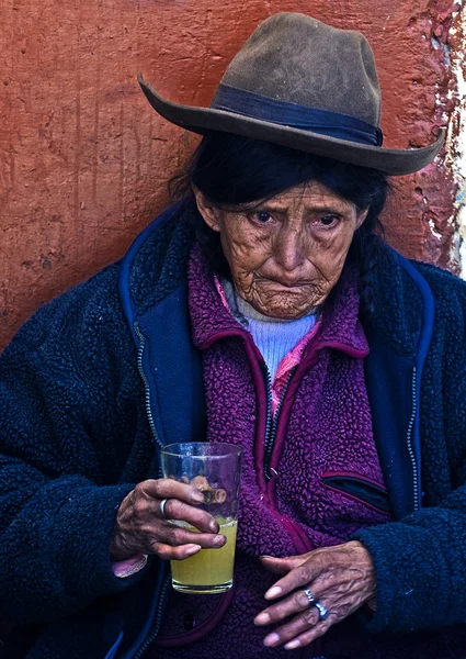 Peruánská žena — Stock fotografie