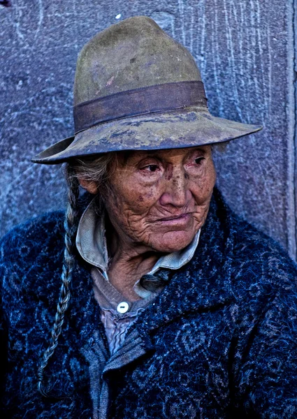 Peruaanse vrouw — Stockfoto