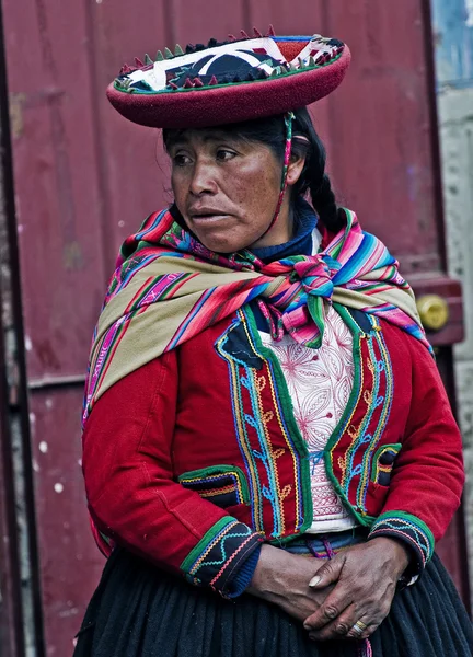 Perulu kadın — Stok fotoğraf