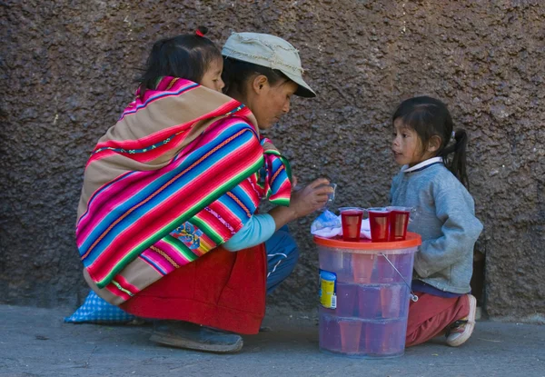Peruanische Mutter — Stockfoto