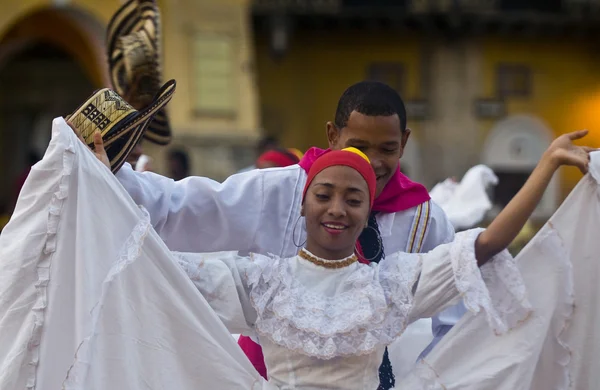 Cartagena de indias viering — Stockfoto