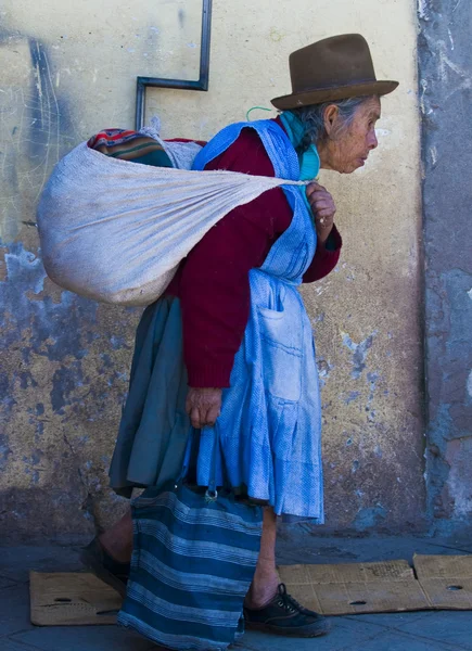 Peruanische Frau — Stockfoto