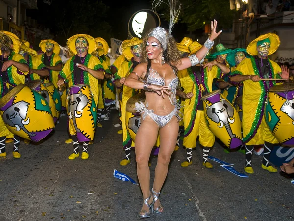Карнавал в Монтевидео — стоковое фото