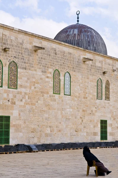 El aqsa moskén — Stockfoto