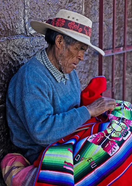 Peruaanse man — Stockfoto