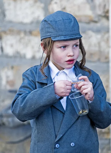 Purim in Mea Shearim — Stock Photo, Image