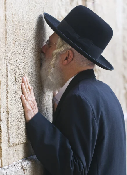 Молитви в західної стіни — стокове фото
