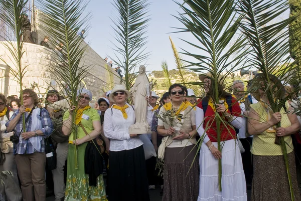 耶路撒冷棕榈星期日 — 图库照片