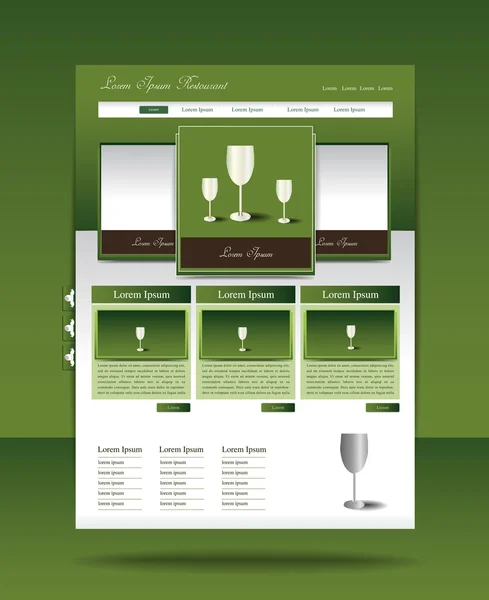 Diseño del sitio web del vector — Archivo Imágenes Vectoriales