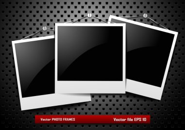 Vector photo frames clipart