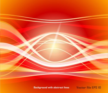 Background with abstract lines clipart