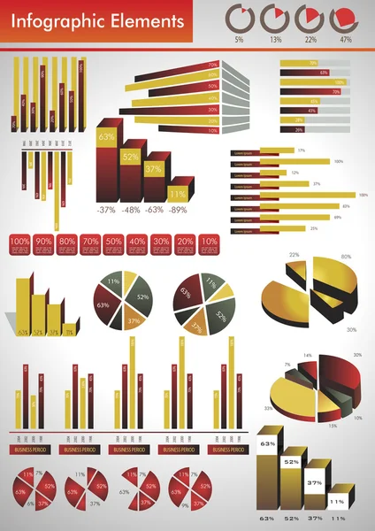 Infografische Vektoren — Stockvektor