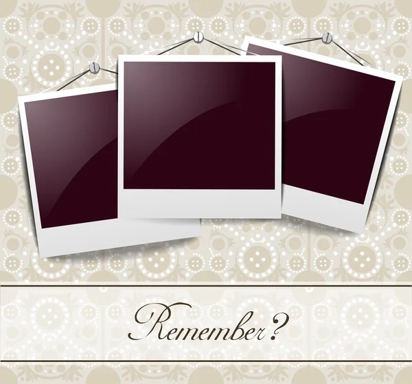 stock vector Elegant vintage photo frames