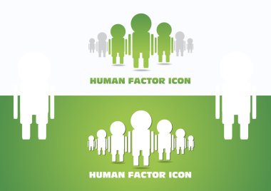Human factor icon clipart