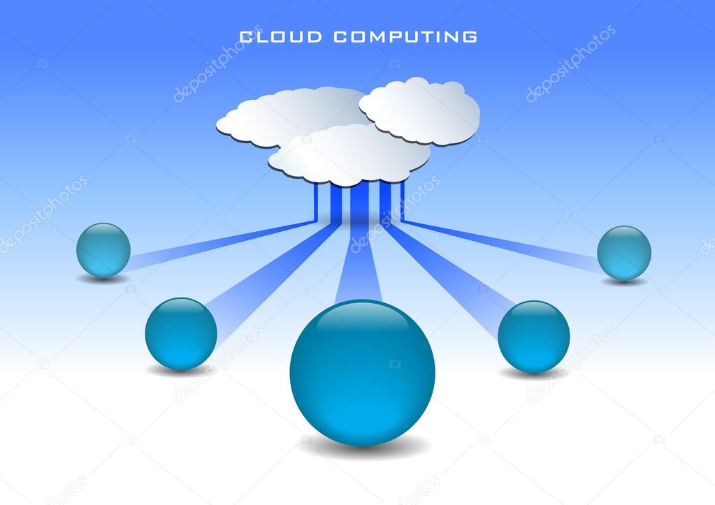 Illustration of Cloud computing strategy