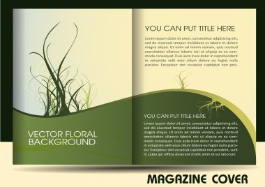 MAGAZINE LAYOUT DESIGN clipart