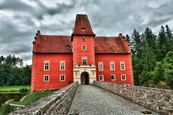 Il castello rosso — Foto Stock