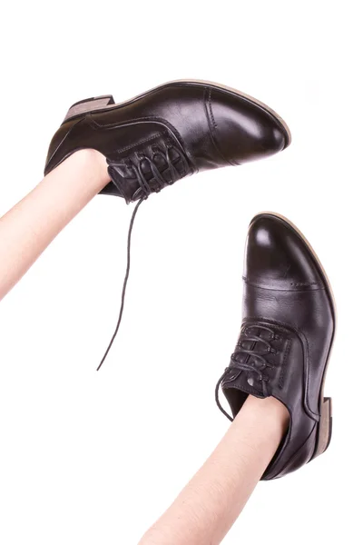 Paar Schuhe für Männer — Stockfoto