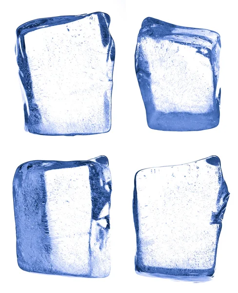 Чотири шматки льоду — стокове фото