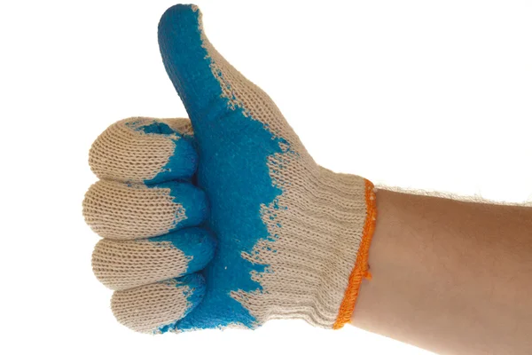 Hand used glove — Stock Photo, Image