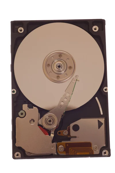 Computer hard drive isolated white background — Stock Photo, Image