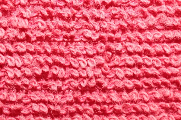 Fundo de toalha vermelha, close-up — Fotografia de Stock