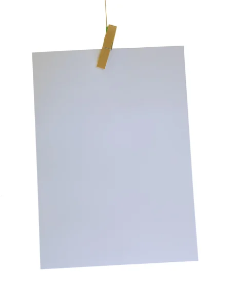 Boş Kağıt — Stok fotoğraf