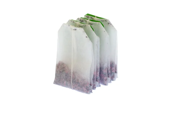 Cuatro bolsas de té mentirosas - bolsa de té —  Fotos de Stock