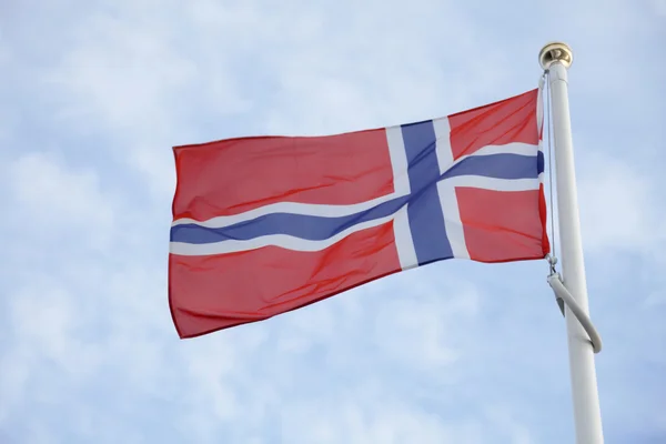 Norges flagga — Stockfoto