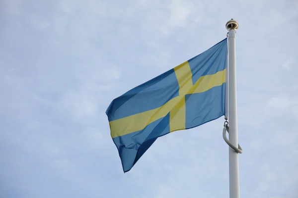 Flagga Sverige — Stockfoto