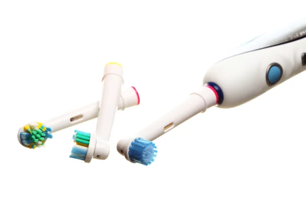 Electrical toothbrush isolated on white — Stock Photo, Image